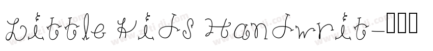 Little Kids Handwrit字体转换